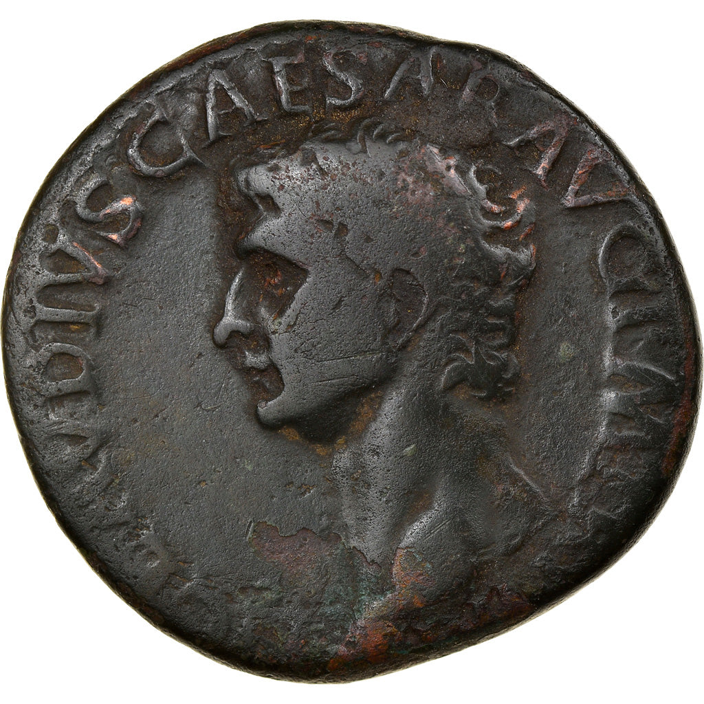 Coin, Augustus, As, 41-50, Rome, VF(30-35), Bronze, RIC:95