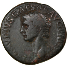 Coin, Augustus, As, 41-50, Rome, VF(30-35), Bronze, RIC:95