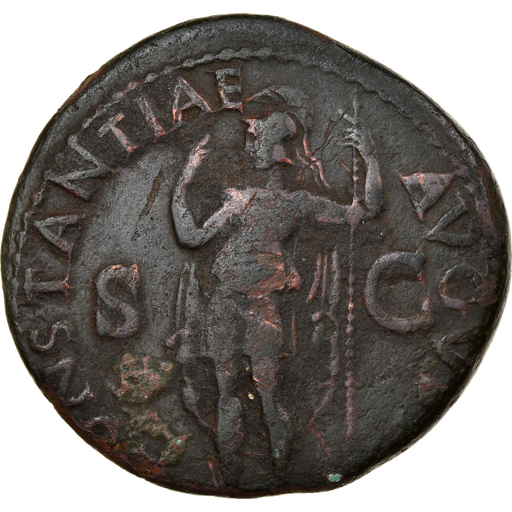 Coin, Augustus, As, 41-50, Rome, VF(30-35), Bronze, RIC:95