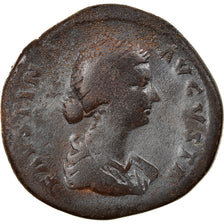 Moneda, Faustina II, Sestercio, 161-164, Rome, BC+, Bronce, RIC:1654