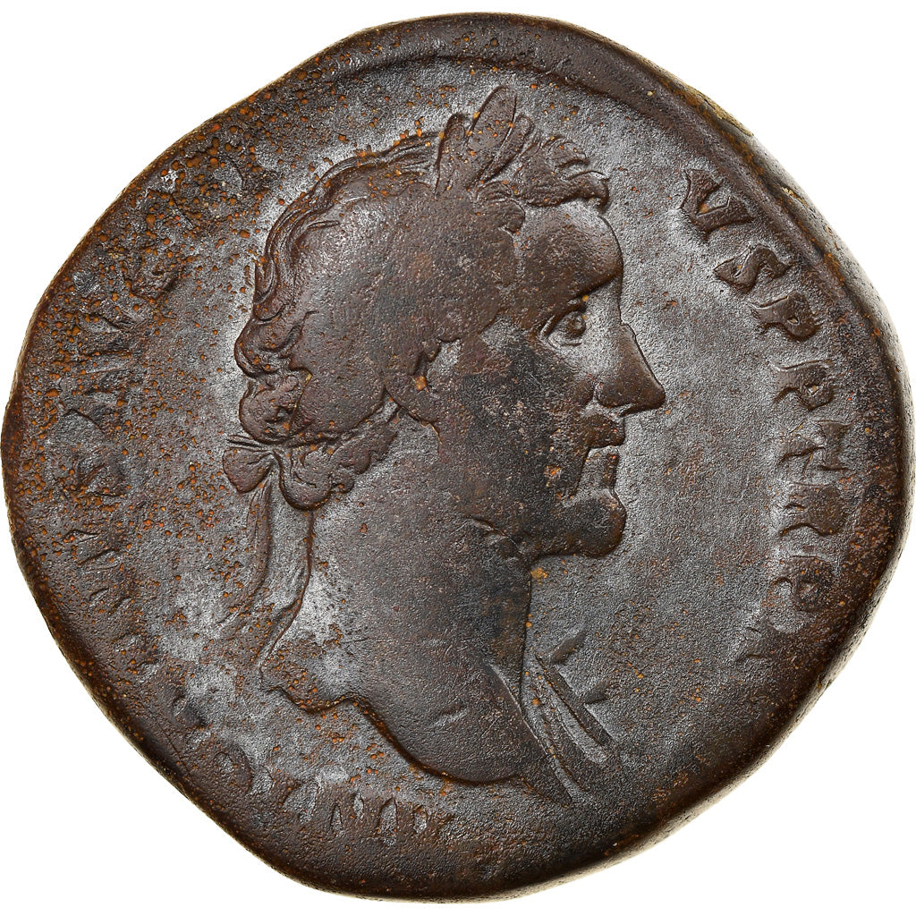 Coin, Antoninus Pius, Sestertius, 152-154, Rome, VF(30-35), Bronze, RIC:904
