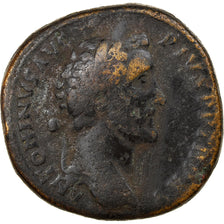 Moeda, Antoninus Pius, Sestertius, 151-152, Rome, VF(30-35), Bronze, RIC:885