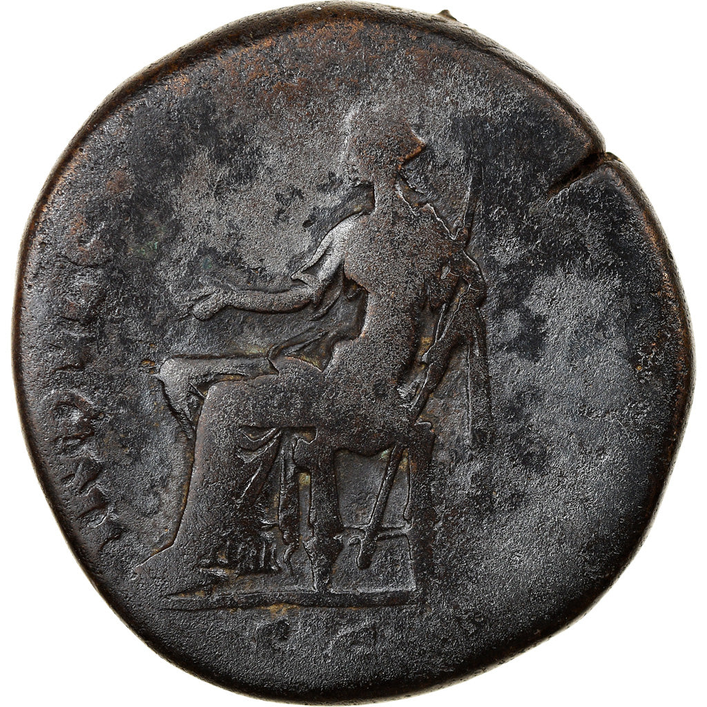Münze, Antoninus Pius, Sesterz, 152-154, Rome, S, Bronze, RIC:904