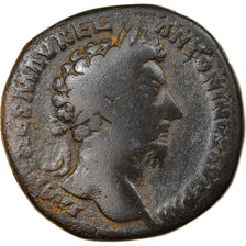Moneta, Antoninus Pius, Sestertius, 163, Rome, VF(20-25), Bronze, RIC:843