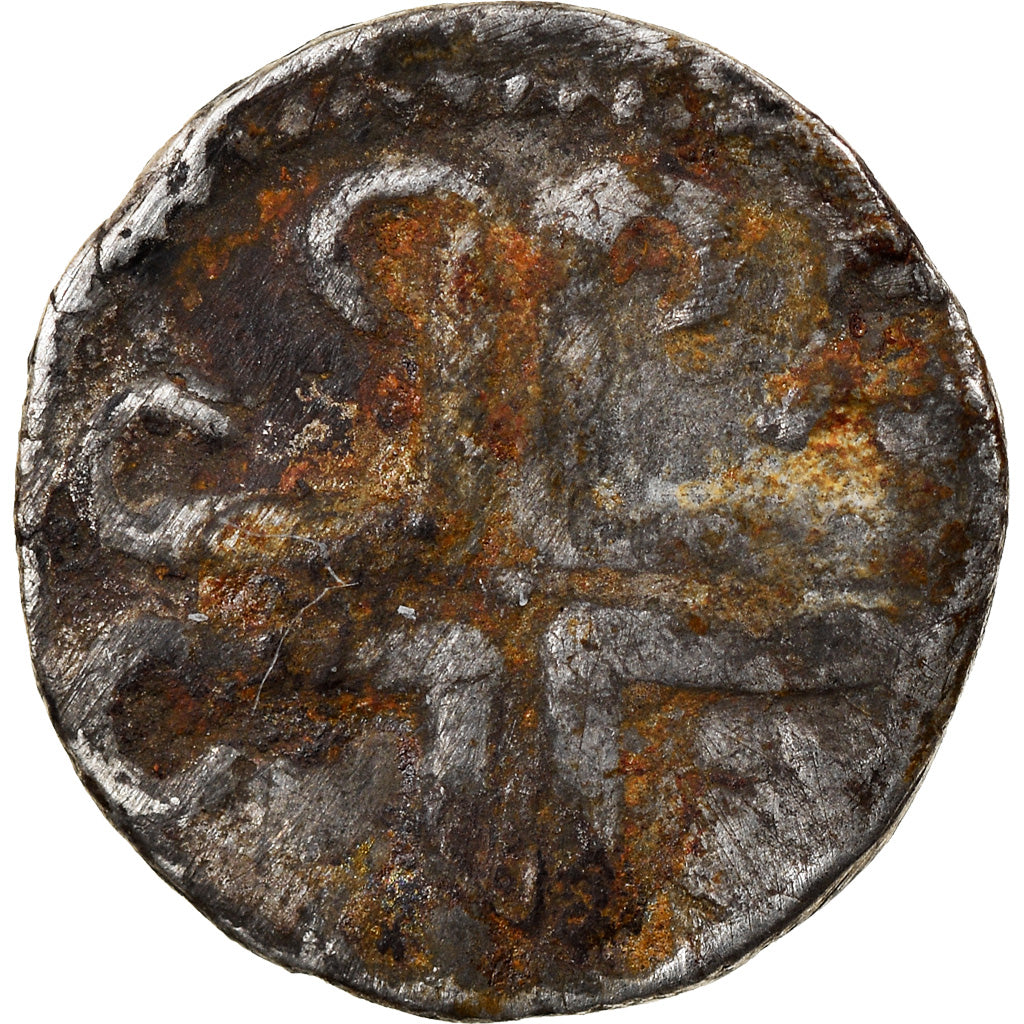 Moneta, Belgia, Flanders, Anonymous, Denarius, Gent, VF(30-35), Srebro