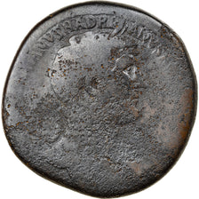 Coin, Hadrian, Sestertius, 121, Rome, VG(8-10), Bronze