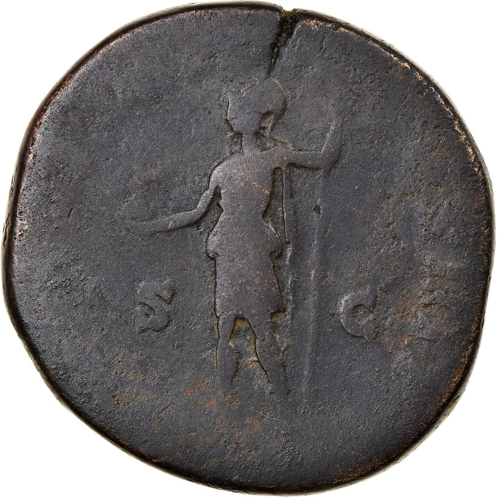 Coin, Commodus, Sestertius, 181-182, Rome, VF(20-25), Bronze, RIC:324