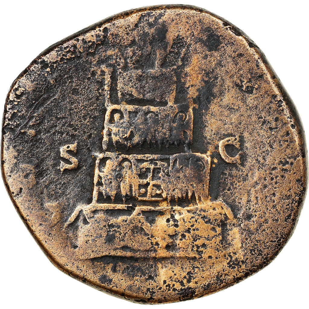 Coin, Divus Marcus Aurelius, Sestertius, 180, Rome, VF(20-25), Bronze, RIC:662