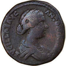 Moneta, Lucilla, Sesterzio, 164-169, Rome, MB+, Bronzo, RIC:1756