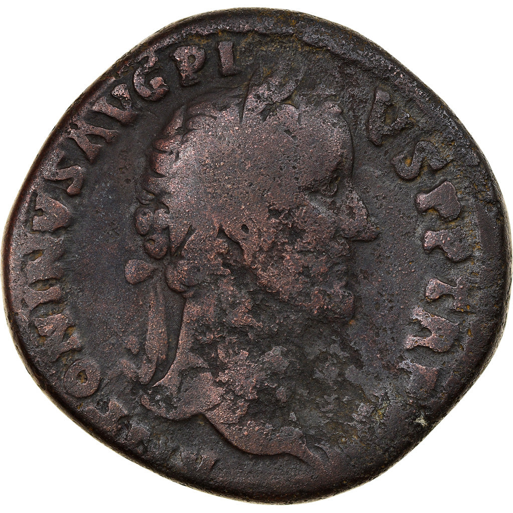 Moneta, Antoninus Pius, Sesterzio, 158-159, Rome, MB, Bronzo, RIC:1009