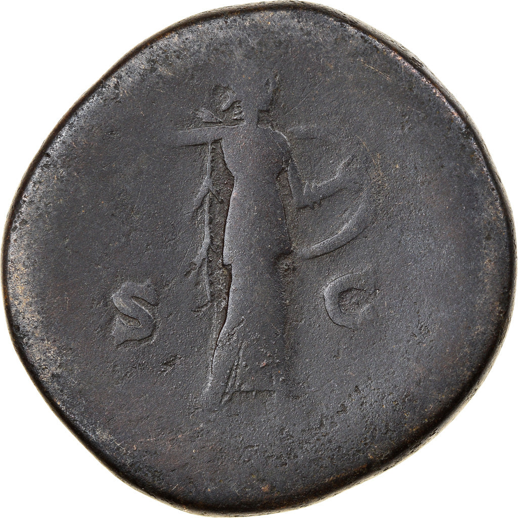 Coin, Antoninus Pius, Sestertius, 147, Rome, VF(20-25), Bronze, RIC:779