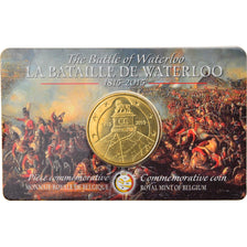 Belgium, 2-1/2 Euro, Bicentenary Battle of Waterloo, 2015, MS(65-70), Brass