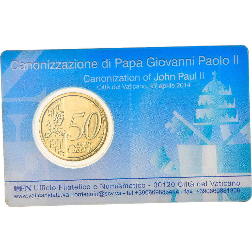 Vatikan, 50 Cents, Le Pape François, 2014, STGL, Nordic gold