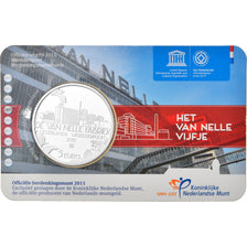 Paesi Bassi, 5 Euro, Van Nellefabriek, 2015, FDC, Rame placcato argento
