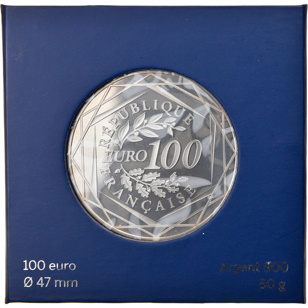 Frankreich, Monnaie de Paris, 100 Euro, Auguste Rodin, 2017, Paris, STGL, Silber