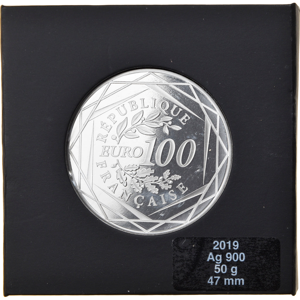 France, Monnaie de Paris, 100 Euro, Fraternité, 2019, Paris, MS(65-70), Silver