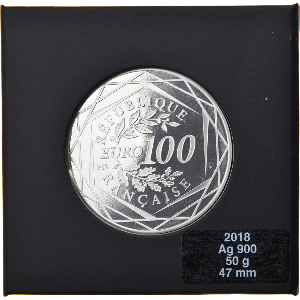 France, Monnaie de Paris, 100 Euro, Centenaire de l'Armistice, 2018, Paris, FDC