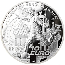 Francja, Monnaie de Paris, 10 Euro, Coupe du Monde FIFA Russie, 2018, Paris