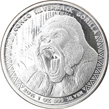 Moneta, Republika Konga, Congo Silverback Gorilla, 5000 Francs CFA, 2015