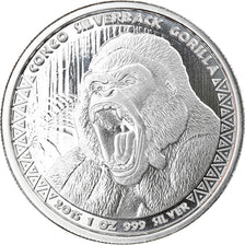 Moneta, Republika Konga, Congo Silverback Gorilla, 5000 Francs CFA, 2015