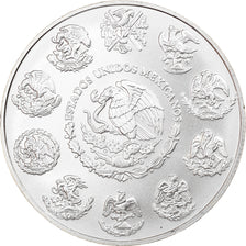 Coin, Mexico, Libertad, Onza, Troy Ounce of Silver, 2017, Bullion, MS(65-70)