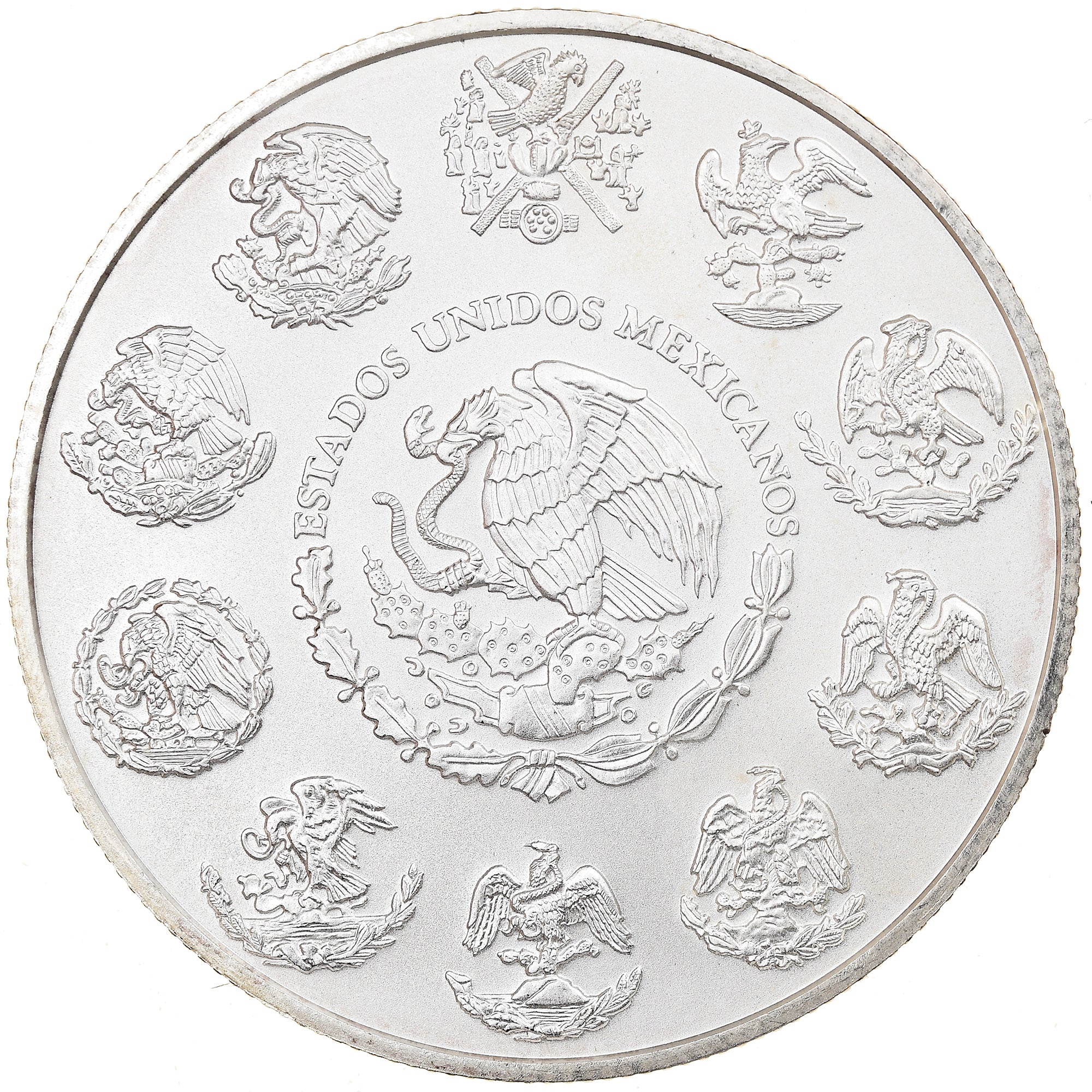 Coin, Mexico, Libertad, Onza, Troy Ounce of Silver, 2012, Bullion, MS(65-70)