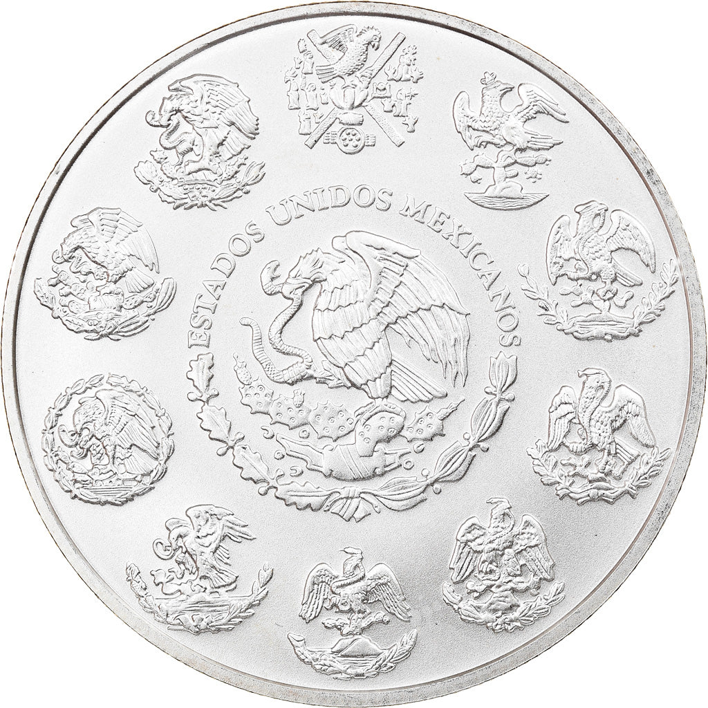 Coin, Mexico, Libertad, Onza, Troy Ounce of Silver, 2011, Bullion, MS(65-70)