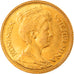 Moneta, Holandia, Wilhelmina I, 5 Gulden, 1912, AU(55-58), Złoto, KM:151