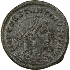 Coin, Constantine I, Follis, AD 307-308, Trier, EF(40-45), Bronze, RIC:772a