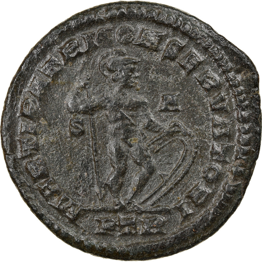 Coin, Constantine I, Follis, AD 307-308, Trier, EF(40-45), Bronze, RIC:772a