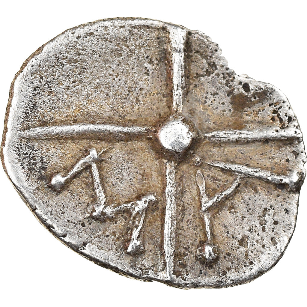 Coin, Massalia, Obol, Marseille, AU(50-53), Silver, SNG-Cop:723-8