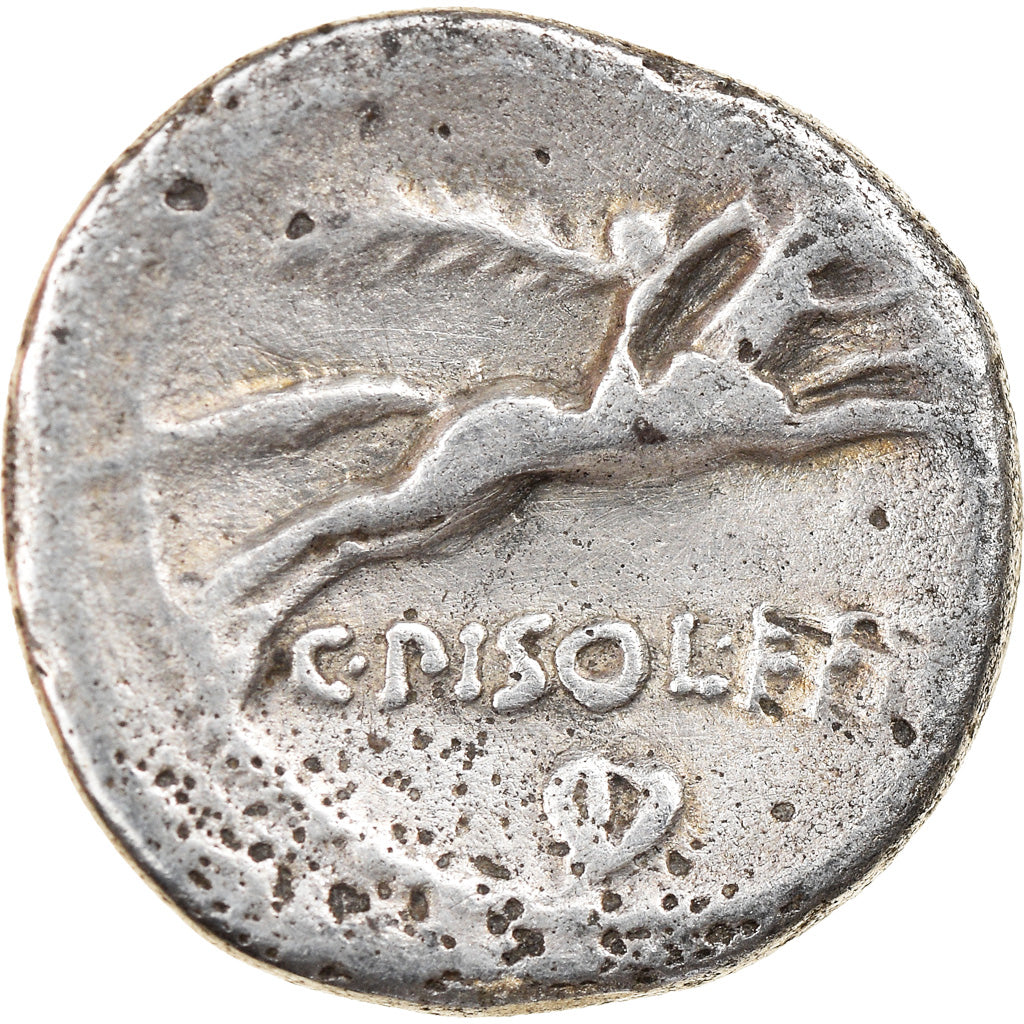 Coin, Calpurnia, Denarius, 67 BC, Rome, VF(30-35), Silver, Crawford:408/1b