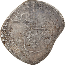 Munten, Frankrijk, Louis XIV, Quinzain aux 8 L, 1693, Paris, FR, Billon