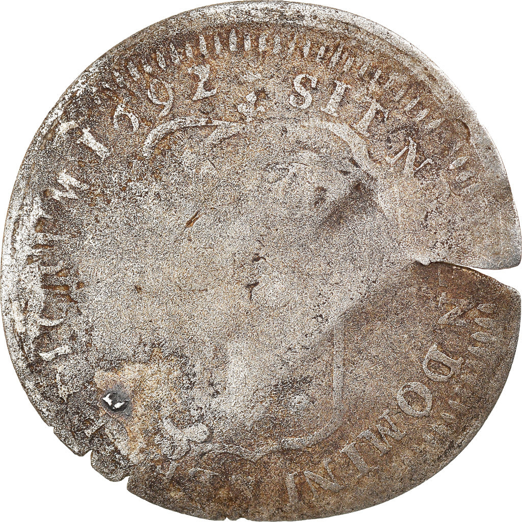 Coin, France, Louis XIV, Quinzain aux 8 L, 1692, Uncertain Mint, F(12-15)