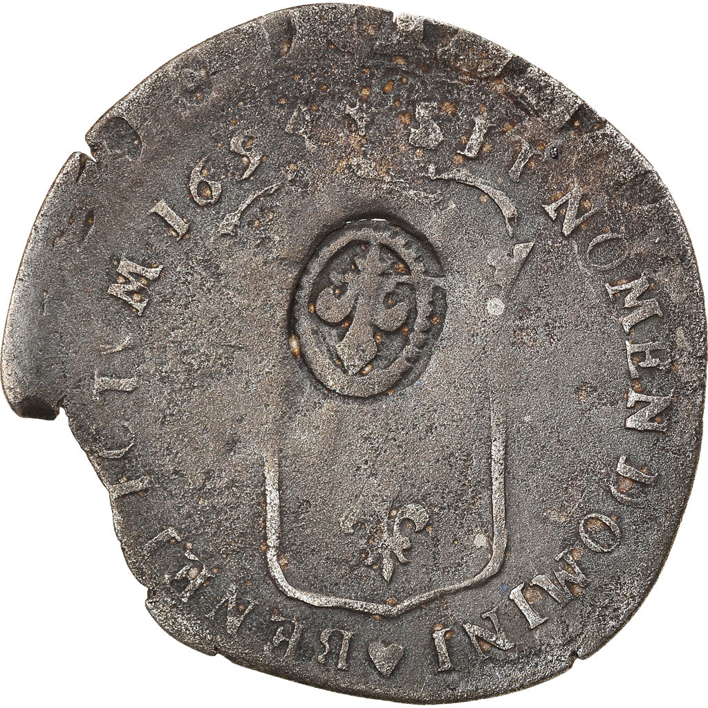 Münze, Frankreich, Louis XIV, Quinzain aux 8 L, 1694, Uncertain Mint, S