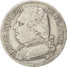 Moneta, Francja, Louis XVIII, Louis XVIII, 5 Francs, 1814, Bordeaux, VF(30-35)