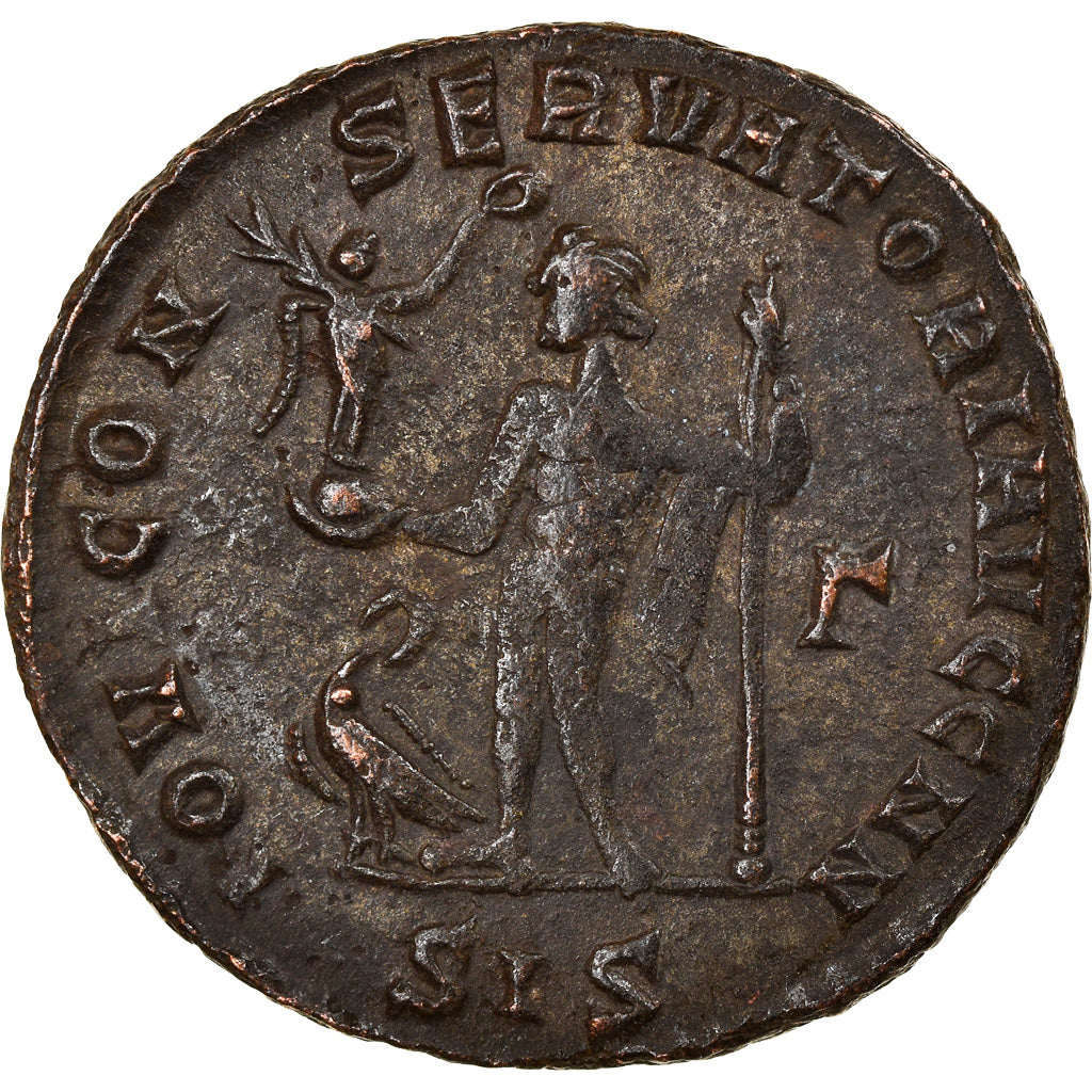 Coin, Licinius I, Follis, 313, Siscia, EF(40-45), Bronze, RIC:234a