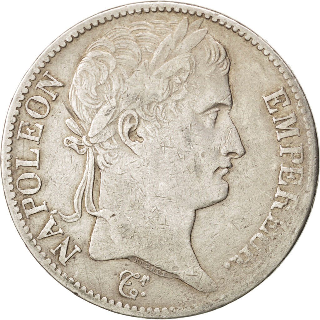 FRANCE, Napoléon I, 5 Francs, 1813, Bayonne, KM #694.9, VF(20-25), Silver, G...