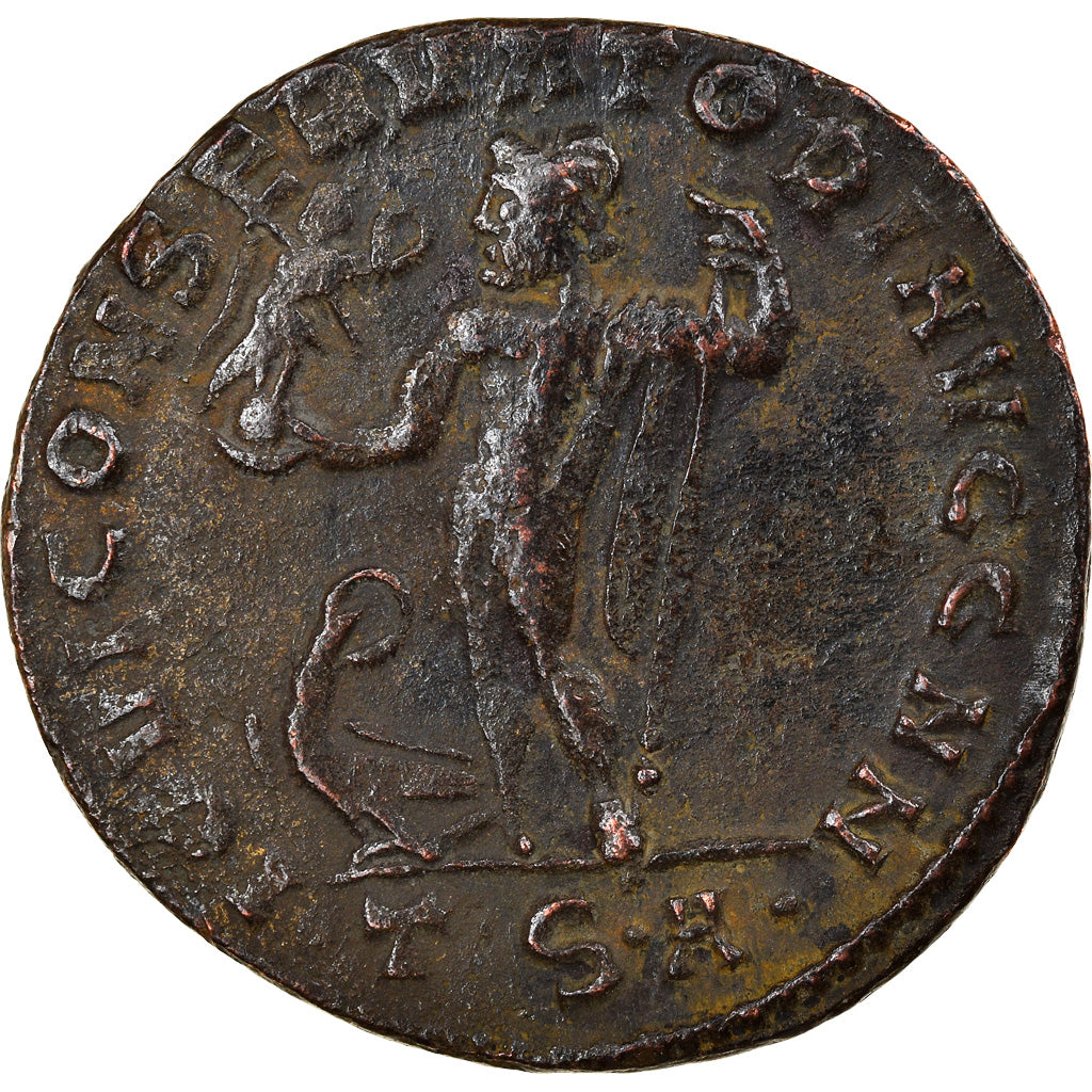 Coin, Licinius I, Follis, 312-313, Thessalonica, EF(40-45), Bronze, RIC:59