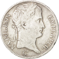 FRANCE, Napoléon I, 5 Francs, 1812, Lyon, KM #694.5, VF(30-35), Silver, Gadoury 
