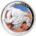 Coin, Australia, Megafauna - Megalania, 1 Dollar, 2014, 1 Oz, MS(65-70), Silver