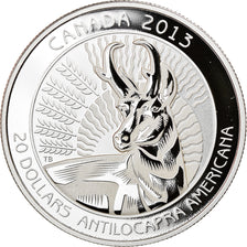 Coin, Canada, Elizabeth II, The Pronghorn, 20 Dollars, 2013, Royal Canadian