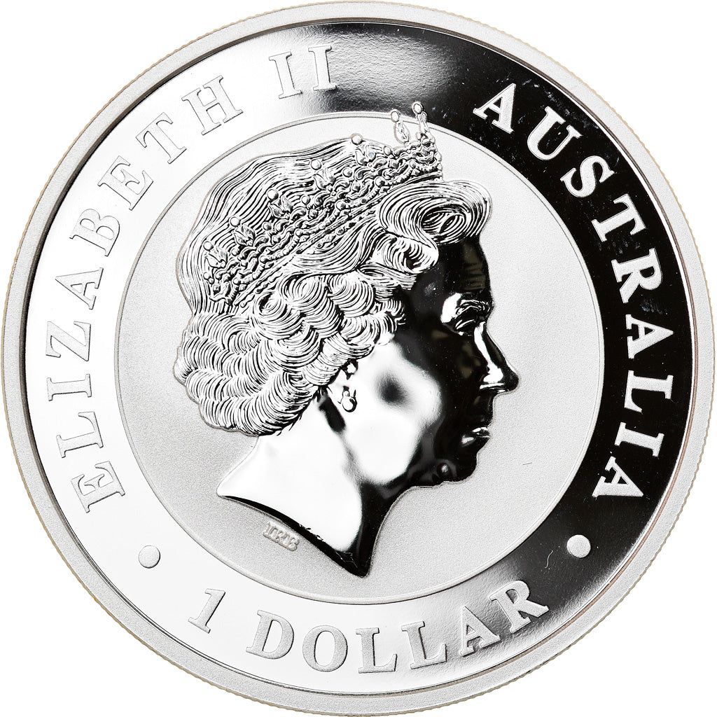 Coin, Australia, Australian Koala - Gilded, Dollar, 2014, 1 Oz, MS(65-70)