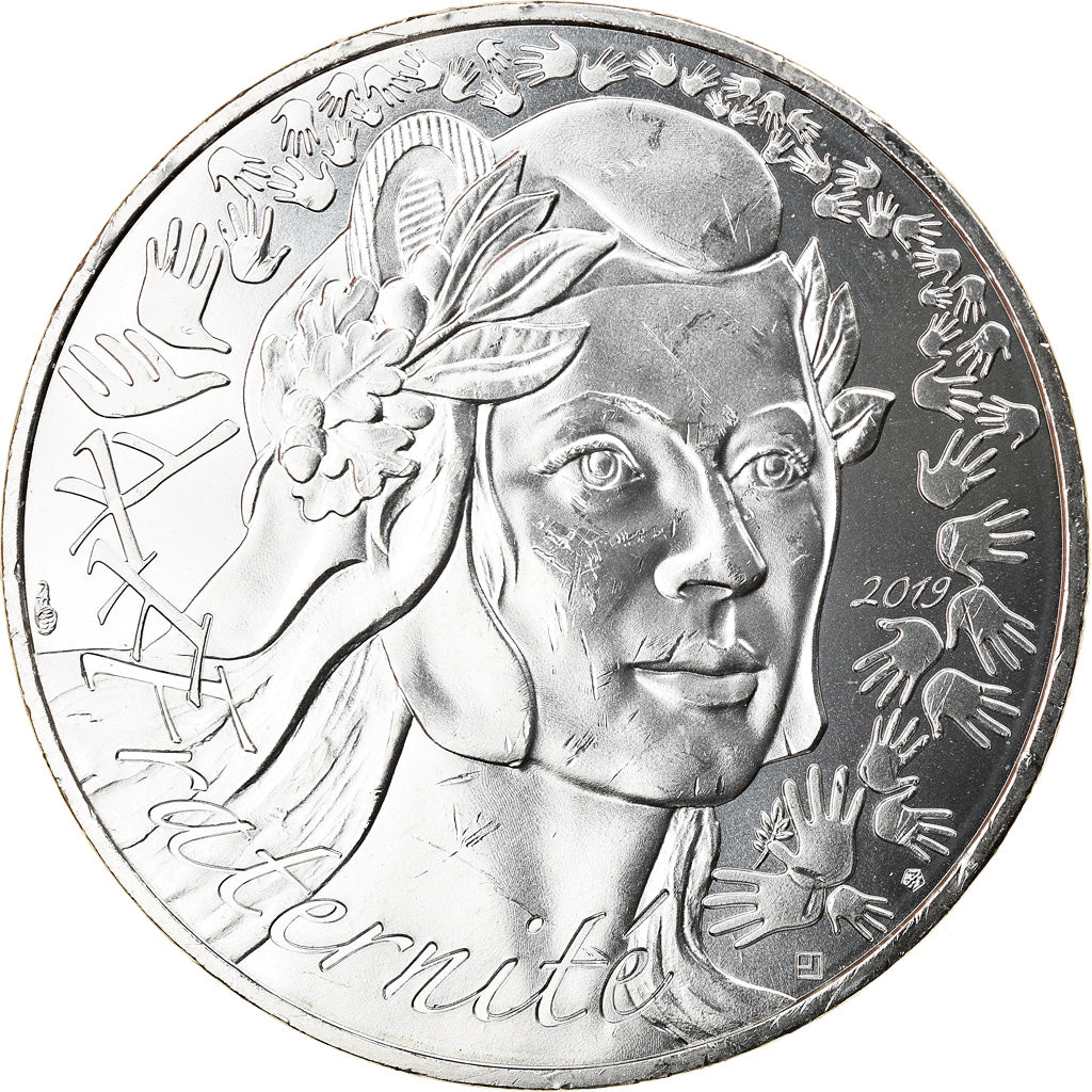 Frankreich, 20 Euro, Marianne, Fraternité, 2019, Paris, UNZ, Silber