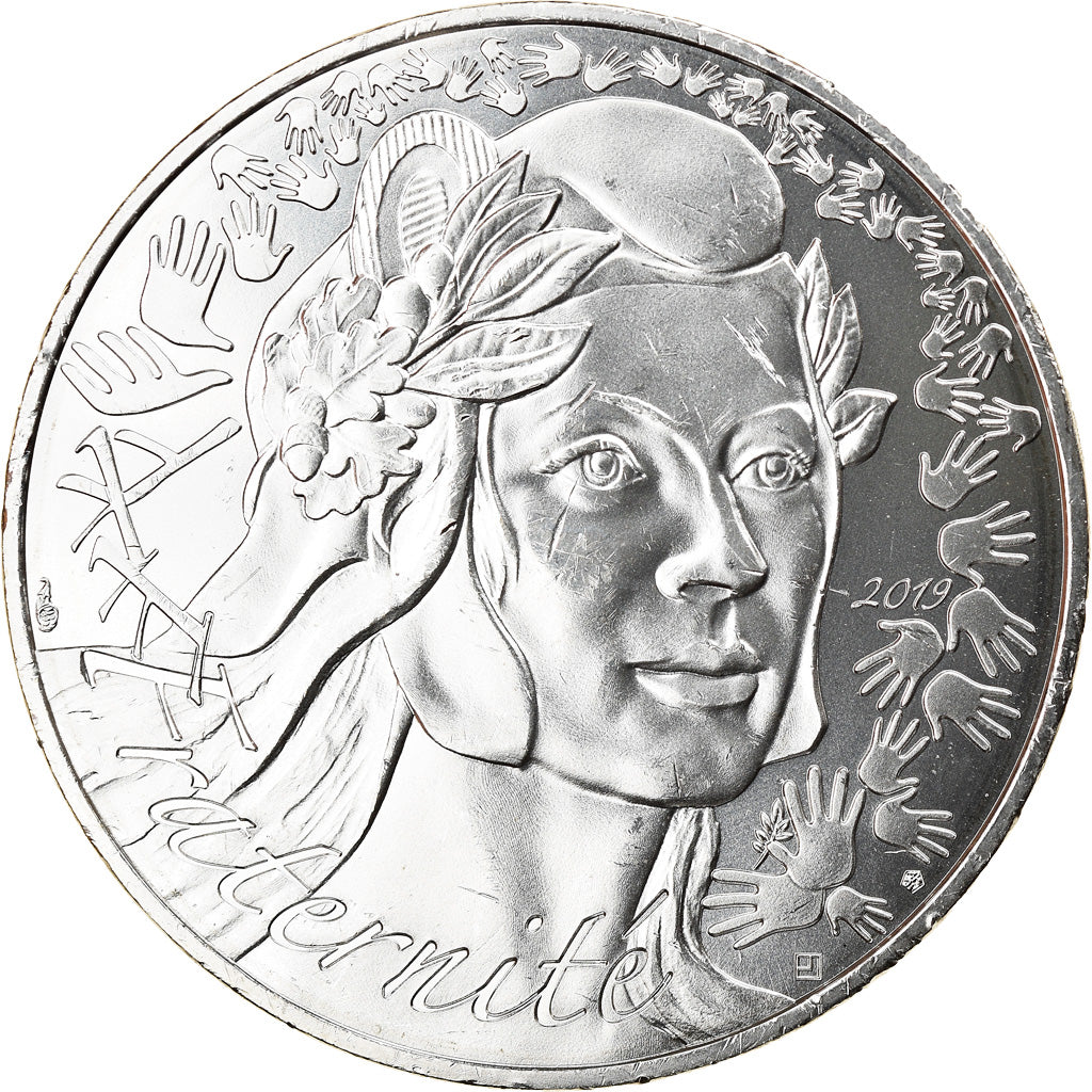 France, 20 Euro, Marianne, Fraternité, 2019, Paris, MS(63), Silver