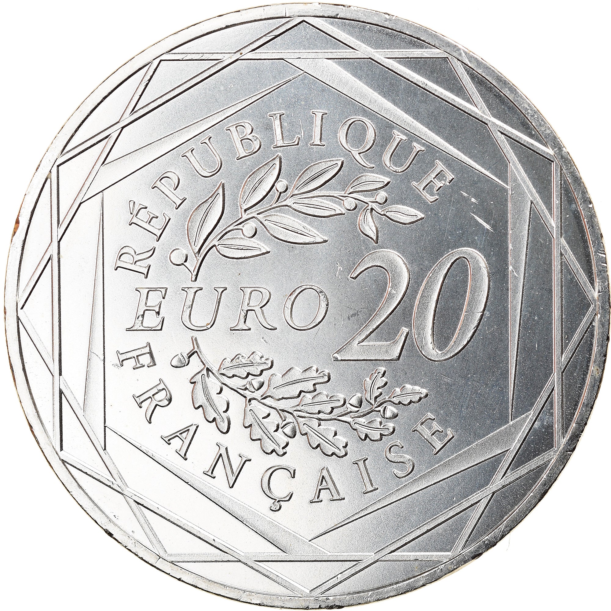 Francia, 20 Euro, Marianne, Liberté, 2017, Paris, SPL+, Argento