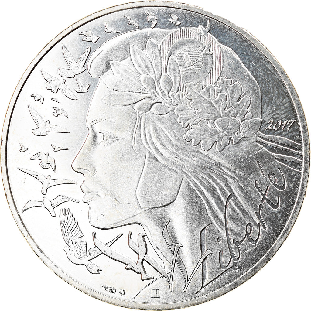 France, 20 Euro, Marianne, Liberté, 2017, Paris, FDC, Argent