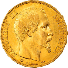 Coin, France, Napoleon III, 20 Francs, 1860, Strasbourg, AU(55-58), Gold
