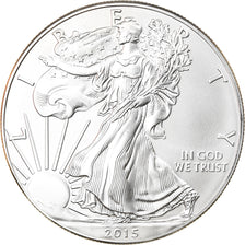 Coin, United States, Silver Eagle, Dollar, 2015, 1 Oz, MS(65-70), Silver