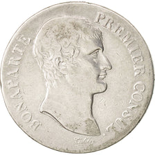 FRANCE, 5 Francs, 1803, Perpignan, KM #650.6, VF(20-25), Silver, Gadoury #577,..